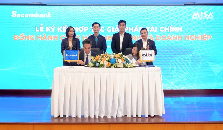 Sacombank bắt tay MISA cung cấp giải pháp tài chính cho khách hàng