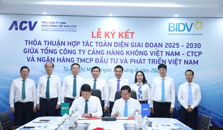 BIDV và ACV ký kết hợp tác toàn diện giai đoạn 2025 - 2030