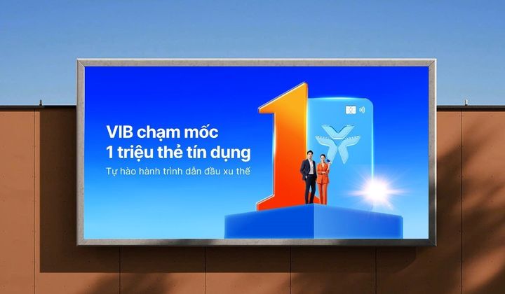 VIB dẫn đầu thị trường với hơn 1 triệu thẻ tín dụng