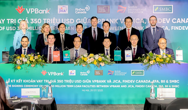 VPBank nhận khoản vay 350 triệu USD thúc đẩy phát triển bền vững