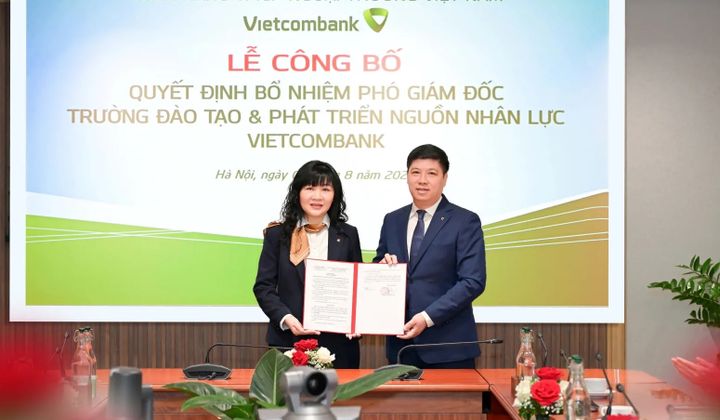 Vietcombank bổ nhiệm Phó Giám đốc Trường Đào tạo và Phát triển nguồn nhân lực