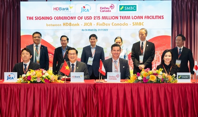 FinDev Canada, SMBC and JICA  pledge $215 million to HDBank