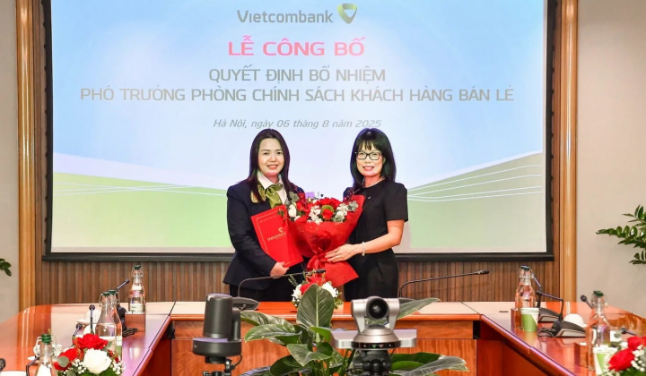 Vietcombank bổ nhiệm Phó Trưởng phòng Chính sách khách hàng bán lẻ
