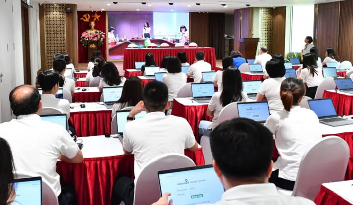 Vietcombank tổ chức Vòng 1 Chương trình Thi nghiệp vụ Khối Nhân sự năm 2025