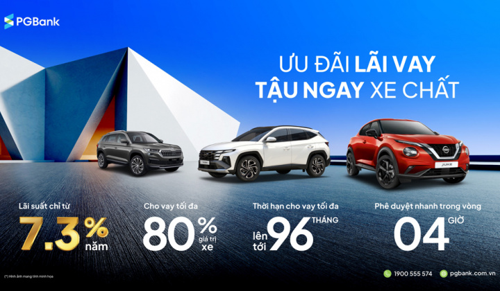 PGBank triển khai gói vay mua ô tô lãi suất ưu đãi, thủ tục nhanh gọn
