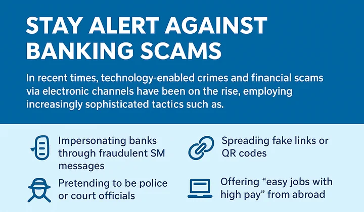 Public Advisory: Stay alert against financial scams
