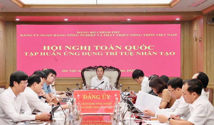 Đảng bộ Agribank tham gia Hội nghị toàn quốc tập huấn ứng dụng trí tuệ nhân tạo