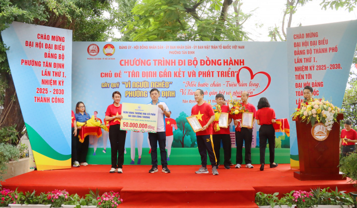 SaiGonBank Tân Định chung tay vì người nghèo