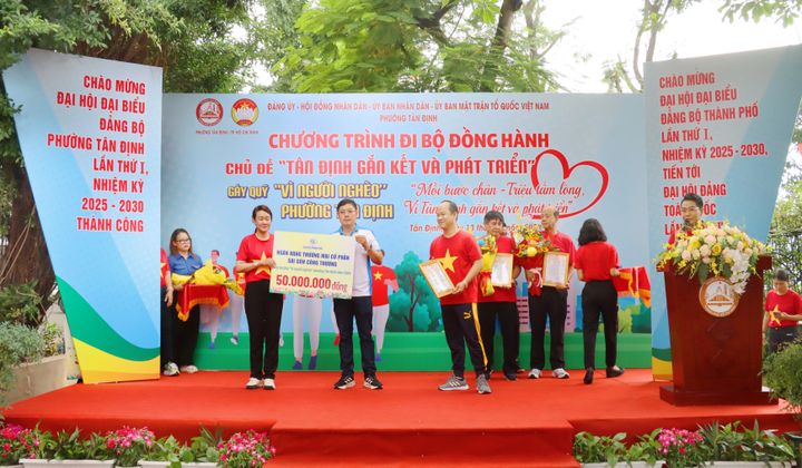 SaiGonBank Tân Định chung tay vì người nghèo