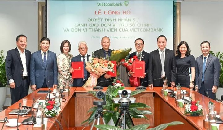 Vietcombank bổ nhiệm nhân sự lãnh đạo tại Trụ sở và đơn vị thành viên