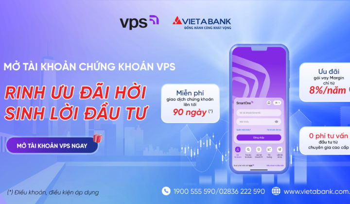 VietABank hợp tác VPS triển khai mở tài khoản chứng khoán trực tuyến