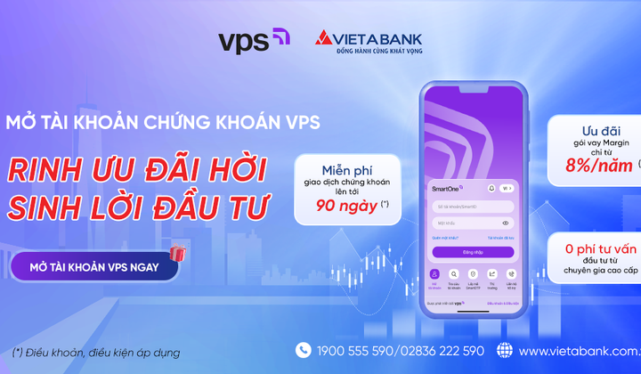 VietABank hợp tác VPS triển khai mở tài khoản chứng khoán trực tuyến