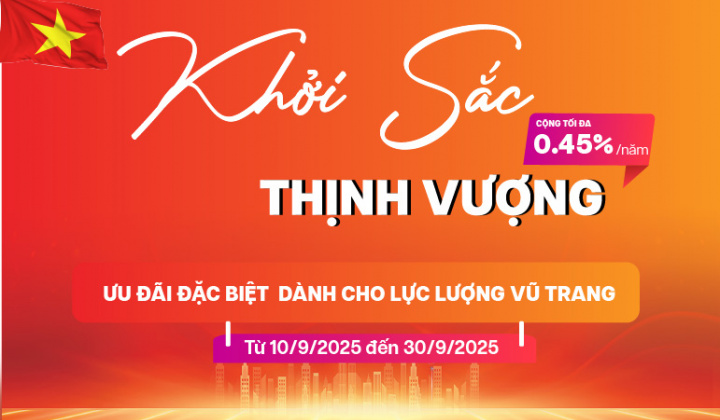 GPBank triển khai chương trình khuyến mại “Khởi sắc thịnh vượng”