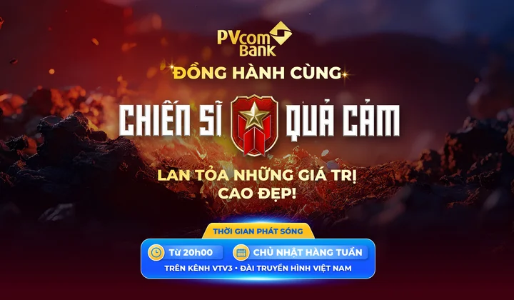 PVcomBank đồng hành cùng chương trình “Chiến sĩ quả cảm 2025”