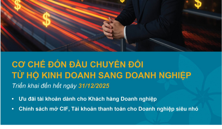 Bac A Bank hỗ trợ hộ kinh doanh chuyển đổi thành doanh nghiệp