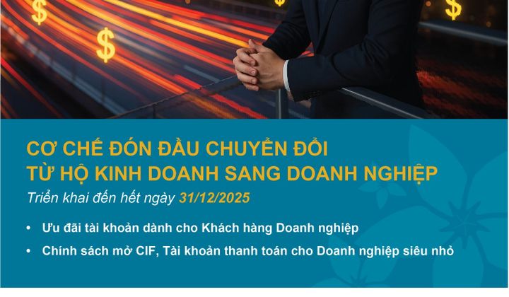 Bac A Bank hỗ trợ hộ kinh doanh chuyển đổi thành doanh nghiệp