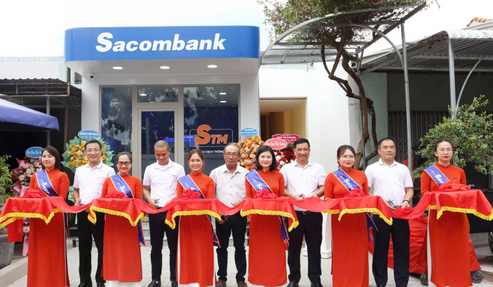 Sacombank mở rộng hệ thống máy giao dịch tự động STM phục vụ 24/7