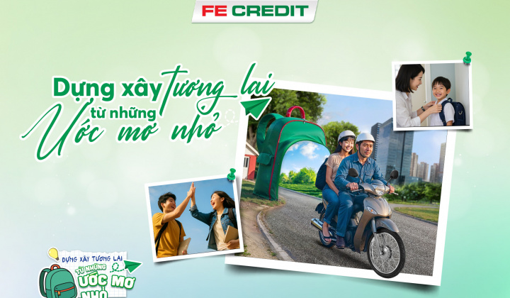 FE CREDIT tiếp sức mùa tựu trường 2025 với 4 chương trình ưu đãi