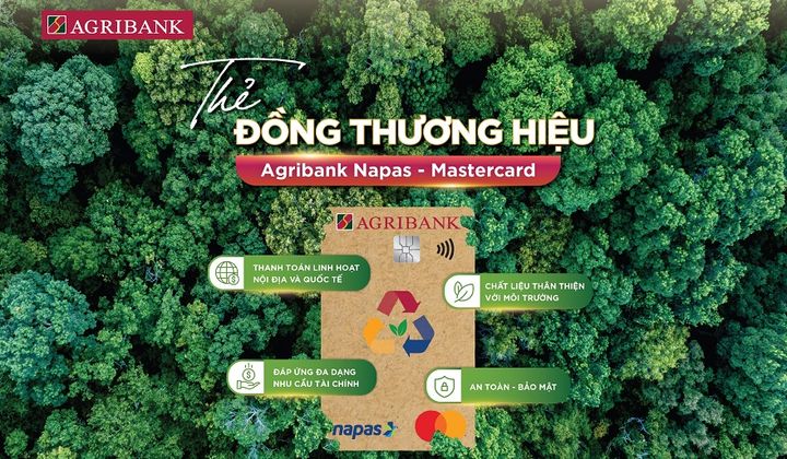 Agribank phát hành thẻ Napas - Mastercard vì tương lai xanh