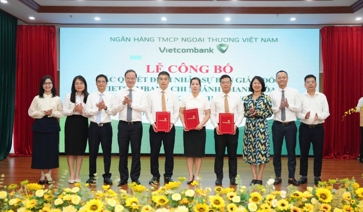 Vietcombank kiện toàn nhân sự một số chi nhánh tại Thanh Hoá