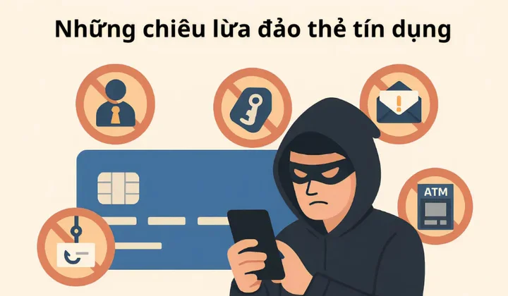 Những chiêu lừa đảo thẻ tín dụng thường gặp ở Việt Nam