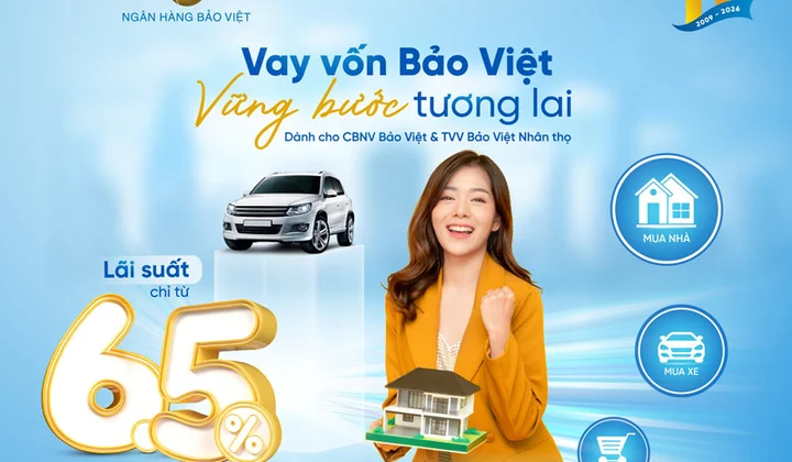 BAOVIET Bank triển khai ưu đãi vay cho cán bộ, tư vấn viên Bảo Việt