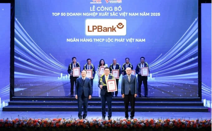 LPBank lọt Top 50 Doanh nghiệp xuất sắc Việt Nam