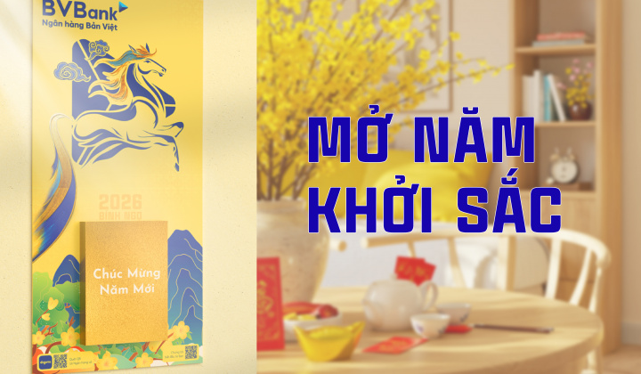 BVBank triển khai loạt ưu đãi hấp dẫn dành cho khách hàng nhân dịp Tết Nguyên đán