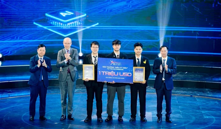 Techcombank trao học bổng A.I trị giá tới 1 triệu USD