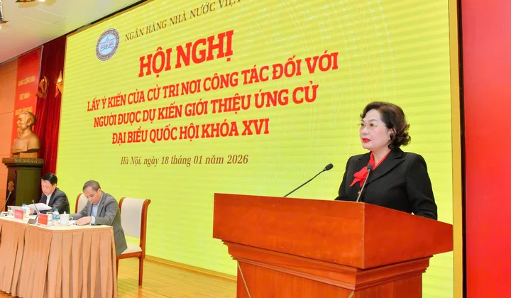 Giới thiệu Thống đốc Ngân hàng Nhà nước Nguyễn Thị Hồng ứng cử đại biểu Quốc hội khóa XVI