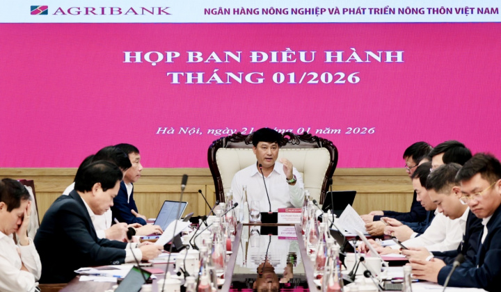 Agribank triển khai Nghị quyết 01, giao kế hoạch kinh doanh năm 2026
