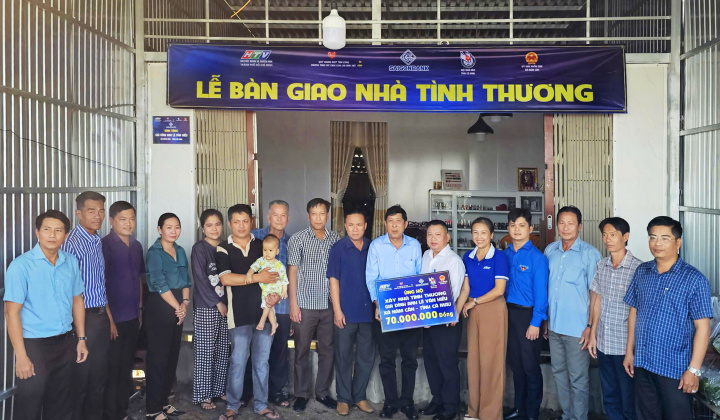 Saigonbank đồng hành trao nhà tình thương tại xã Năm Căn, tỉnh Cà Mau