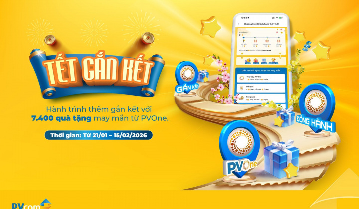 Đón Tết ấm áp với nhiều ưu đãi từ hệ sinh thái PVOne