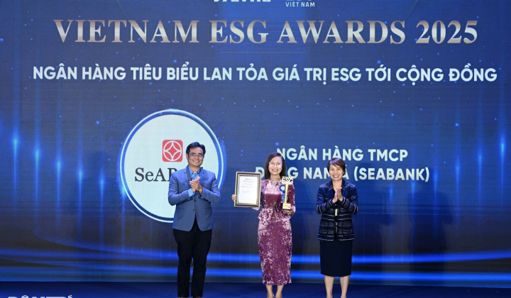 SeABank ghi dấu ấn trách nhiệm xã hội tại Vietnam ESG Awards và Tin Dùng Việt Nam 2025