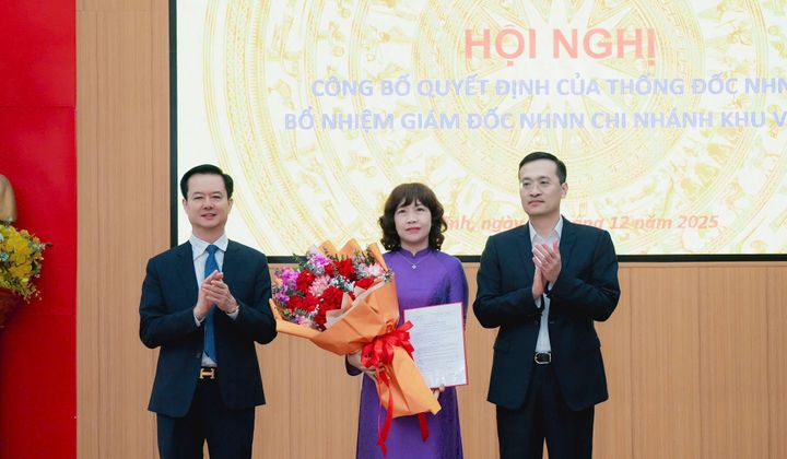 Bổ nhiệm Giám đốc Ngân hàng Nhà nước Chi nhánh khu vực 8