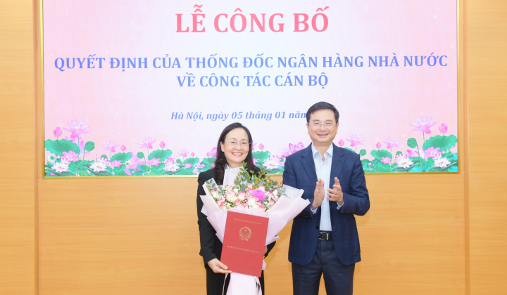 Bổ nhiệm Phó Giám đốc Sở Giao dịch Ngân hàng Nhà nước Việt Nam