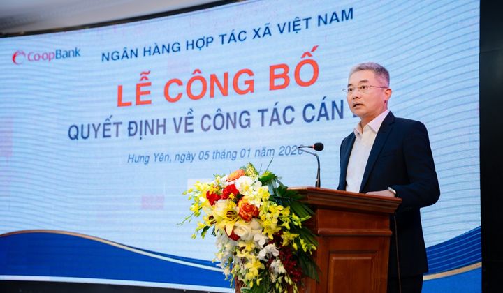 Co-opBank chi nhánh Thái Bình tổng kết công tác QTDND năm 2025, kiện toàn công tác cán bộ
