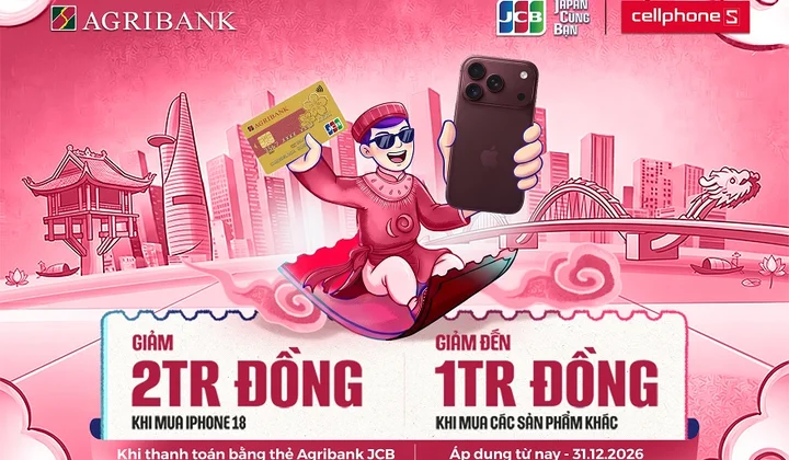 Agribank triển khai loạt ưu đãi cho chủ thẻ JCB dịp cuối năm