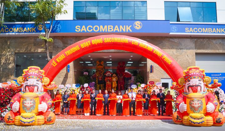 SACOMBANK khai trương Chi nhánh Vĩnh Phúc