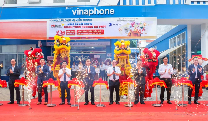 HDBank khai trương 38 điểm đại lý thanh toán tại VNPT Cần Thơ
