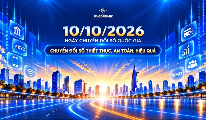 SaiGonBank đẩy mạnh thanh toán số, nâng cao an toàn giao dịch