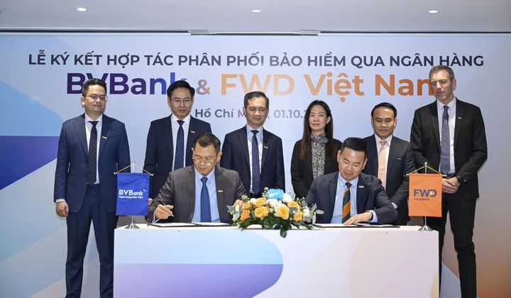 BVBank và FWD Việt Nam ký kết hợp tác phân phối bảo hiểm qua ngân hàng