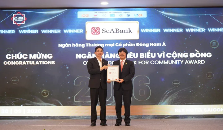 SeABank được vinh danh ở hai giải thưởng về cộng đồng và phát triển bền vững
