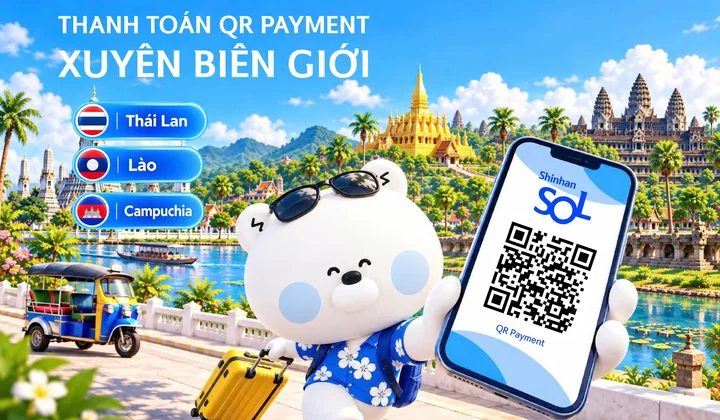 Shinhan Bank mở rộng thanh toán QR, nâng cấp dịch vụ chuyển tiền NAPAS IBT 24/7 trên ứng dụng SOL