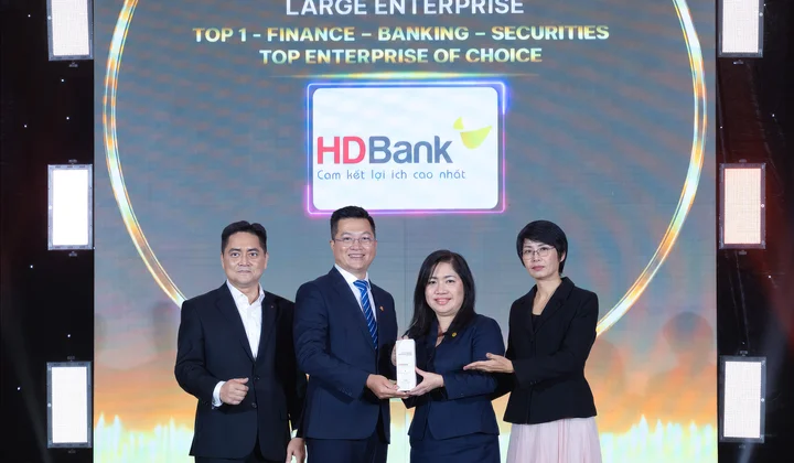HDBank 5 năm liên tiếp được vinh danh tại “Doanh nghiệp yêu thích 2026”