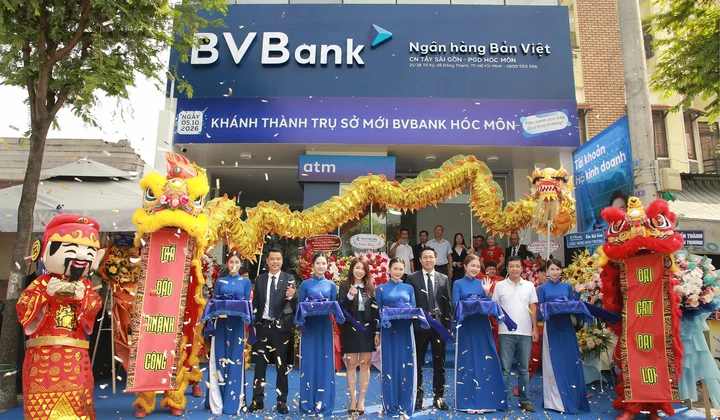 BVBank khánh thành trụ sở mới của BVBank Hóc Môn