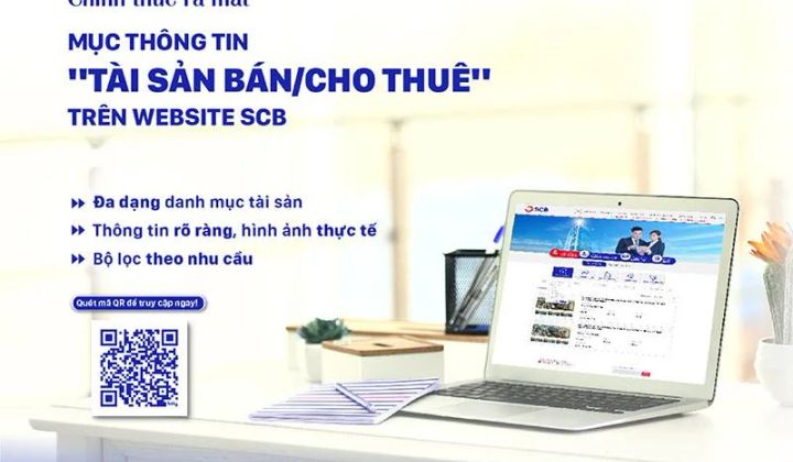 SCB mở chuyên mục “Tài sản Bán - Cho Thuê” trên website