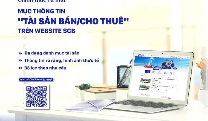 SCB mở chuyên mục “Tài sản Bán - Cho Thuê” trên website