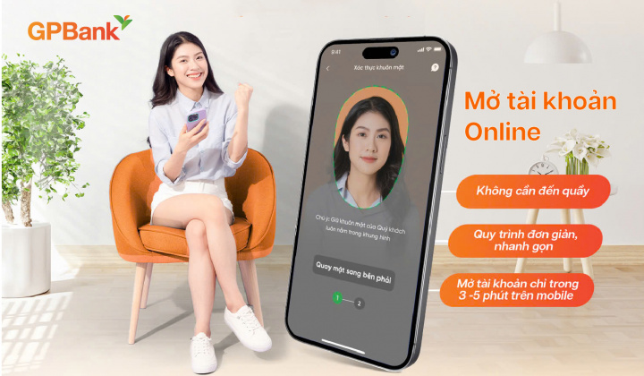 GP.DigiPlus giúp mở tài khoản online, trải nghiệm ngân hàng số
