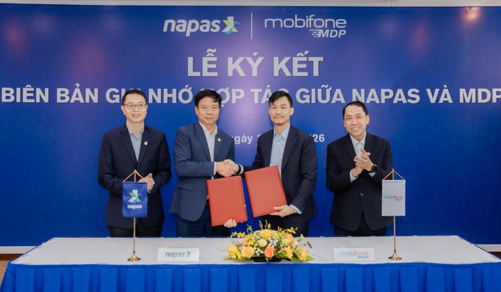 MDP và NAPAS ký Biên bản ghi nhớ hợp tác, thúc đẩy phát triển hạ tầng thanh toán quốc gia
